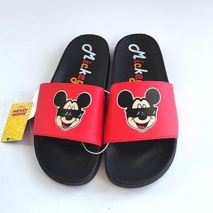 Disney Boys' Mickey Mouse Sandals - Slip-On Slides L 2/3, S 11/12 NWT'S